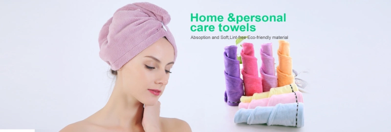 Custom SPA Super Absorbent Quick Dry Wholesale Ultra Plush Microfiber Hair Drying Wrap Salon Towel Hair Turban for Women