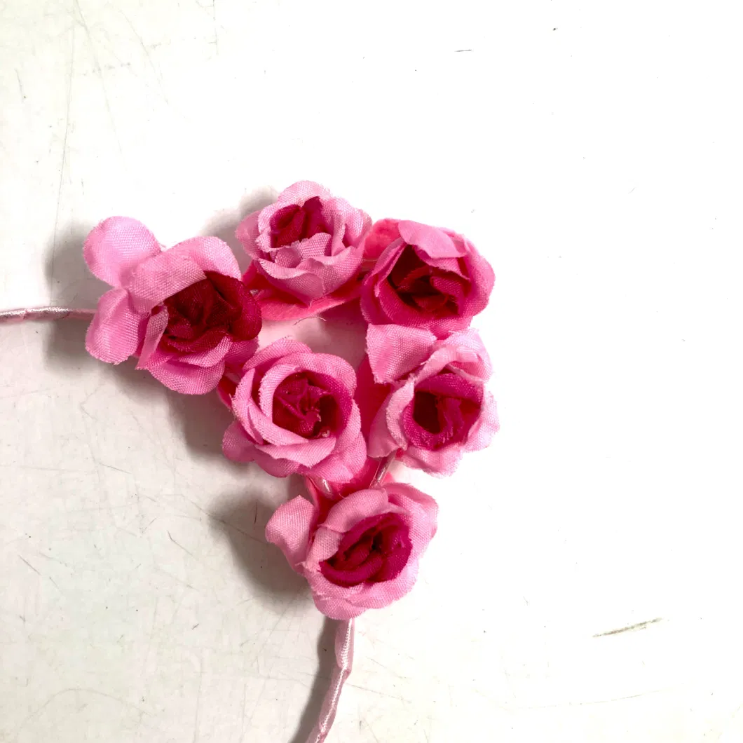 Pink Rose Hair Clasp Cute Flower Cat Ears Hair Band in Stock