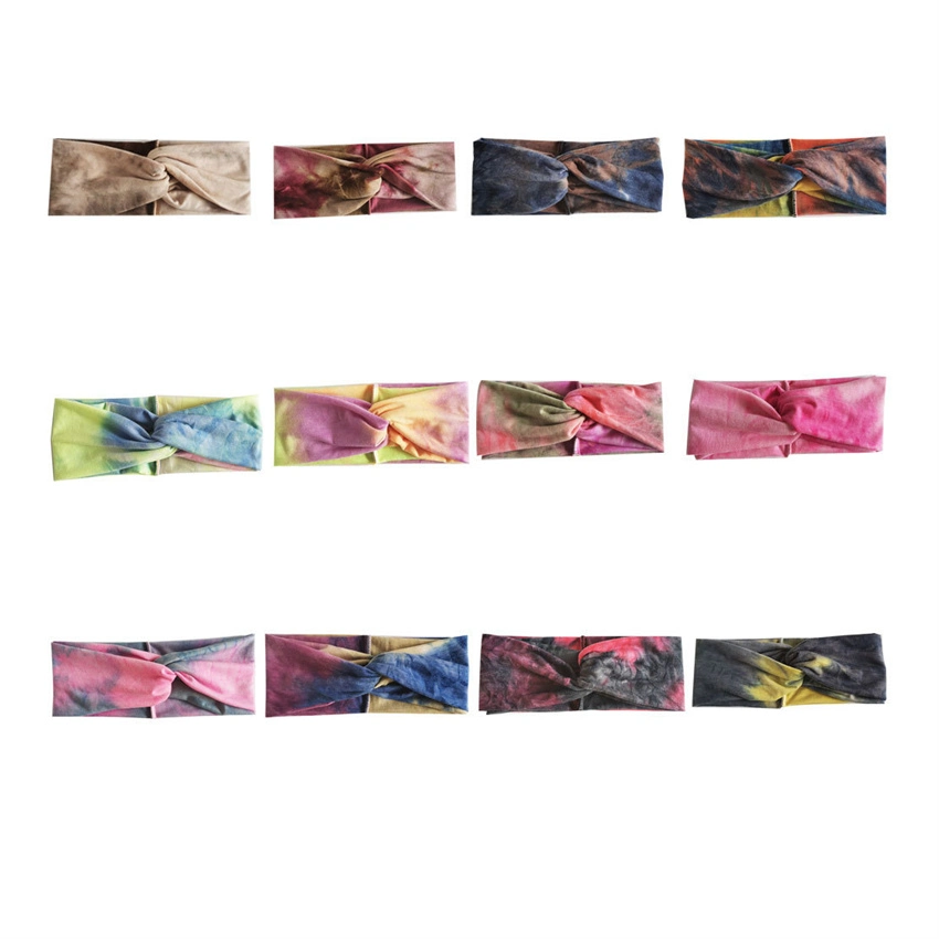 Wholesale Custom Hair Bands Bohemian Style Printed Cotton Stretch Headwear Bandana