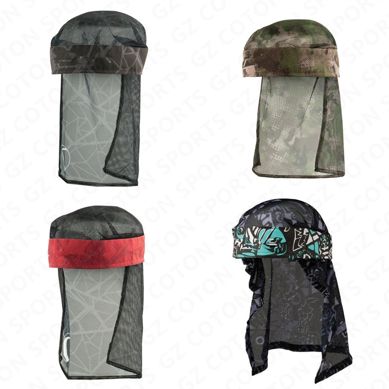 Custom Polyester Bandana Outdoor Sports Paintball Head Wraps Headbands