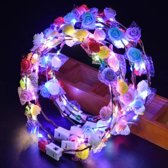 Hot Sell Party Wedding LED Hairband Hair Decoration Hair Band Hair Barrettes Hair Clip Hair Loop Headband