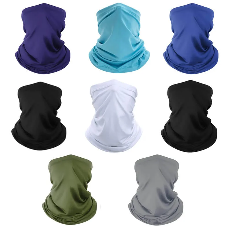 Customized Multifunction Cycling Neck Gaiter Seamless Tube Polyester Bandana Face Scarf Balaclava Headband