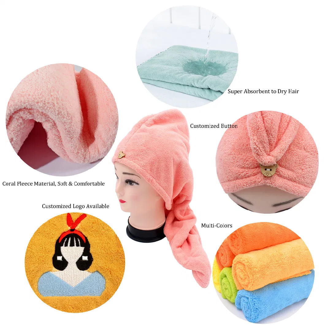 Microfiber Cloth Towel Wraps for Women Hair