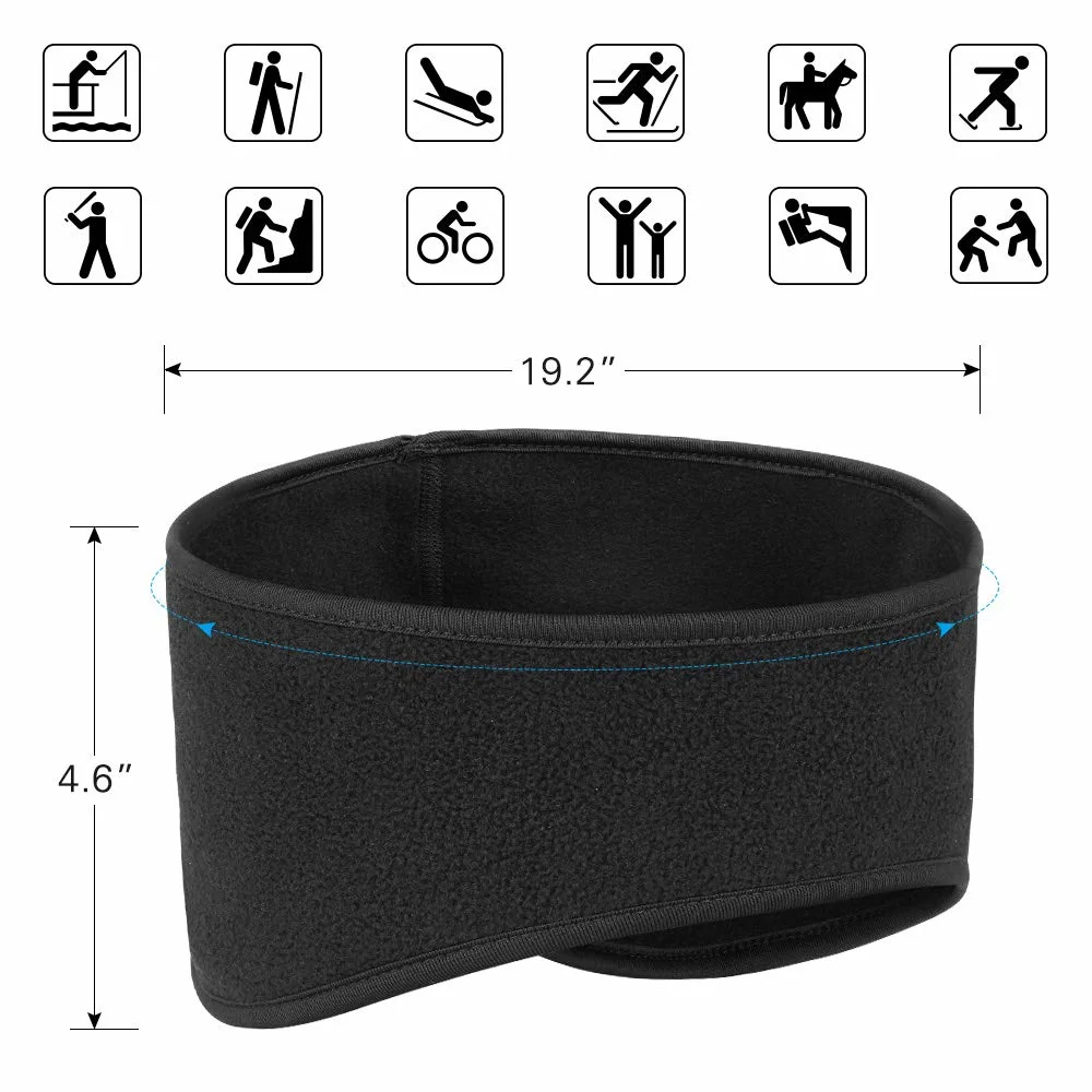 Adults Ski Headband Mens Stretchy Athletic Custom Ski Headband Sweatband Elastic Winter Women Snow Ski Headbands