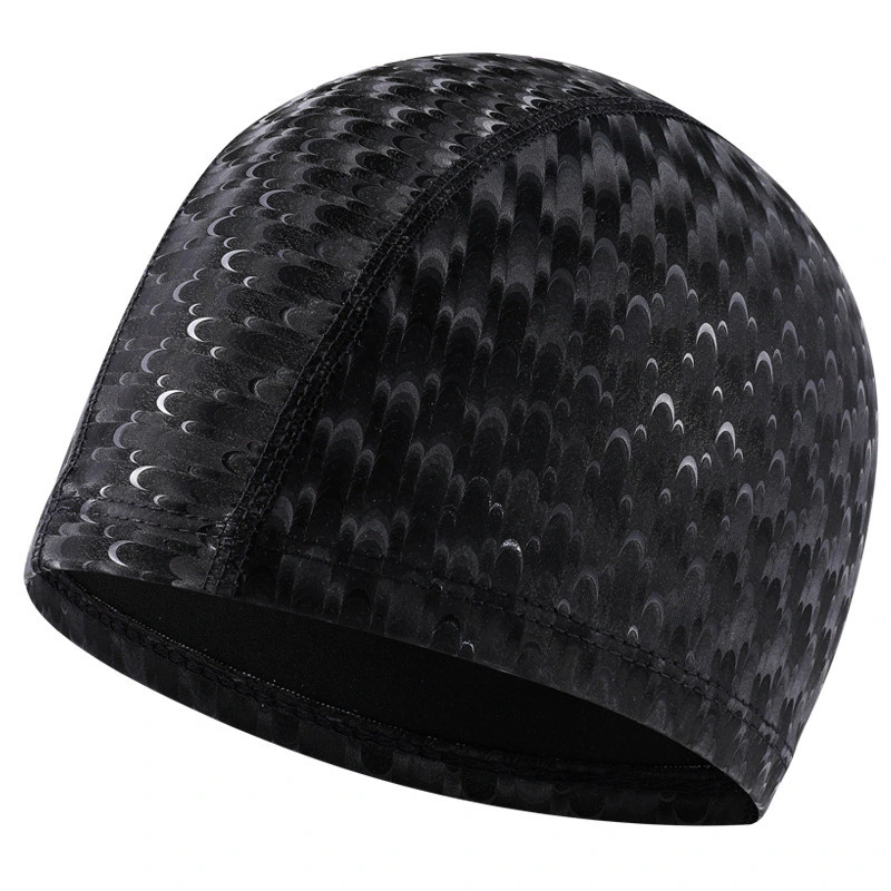 Waterproof Sunscreen Fashion Long Hair Swimming Cap Coating Swimming Cap Men and Women Bl16761