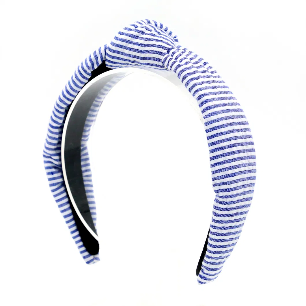Fashionable New Bling Leopard Print Headbands Top Knot Sequin Headbands for Women Custom Hairbands