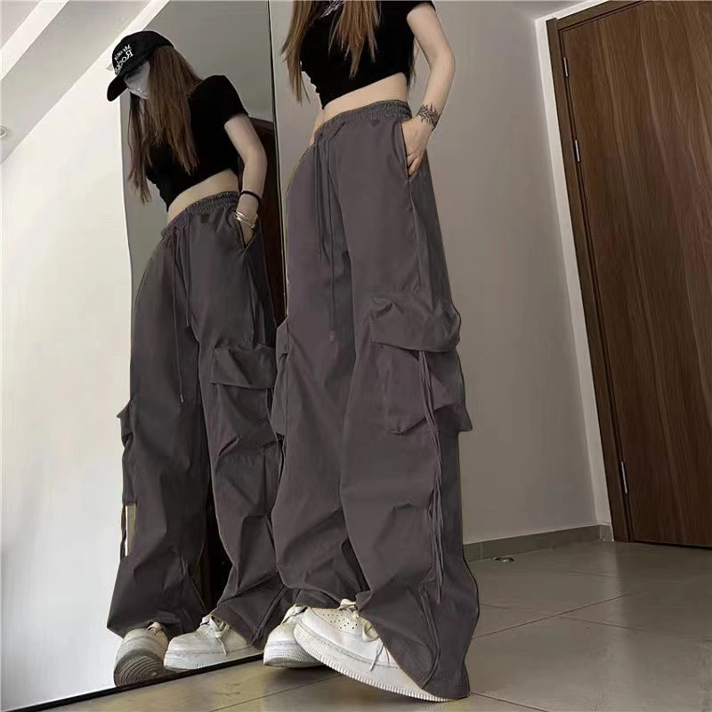 Highly High, High Waist, Straight -Legged Bandage Loose and Leisure