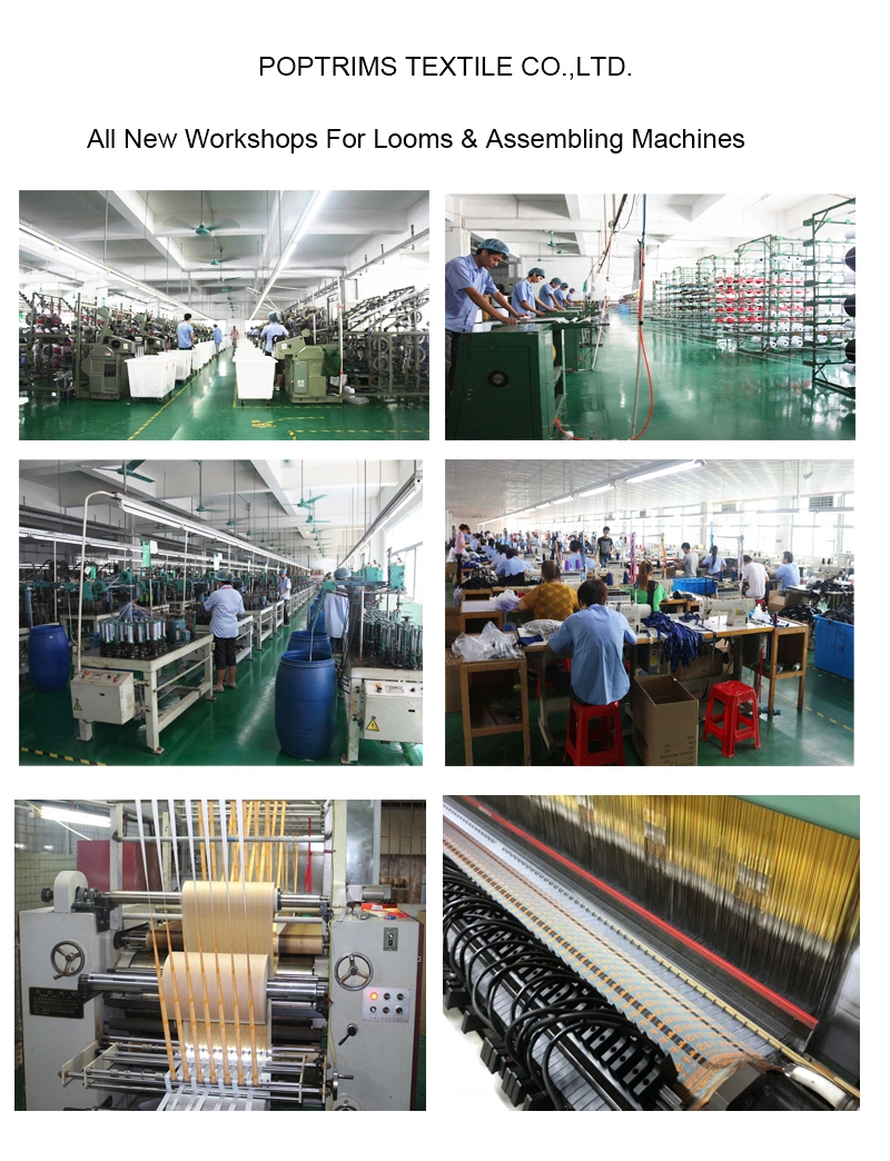 OEM Factory Custom Size and Color Elastic Webbing Polyester Woman&prime;s Printed Elastic Waist with Belt for Garment