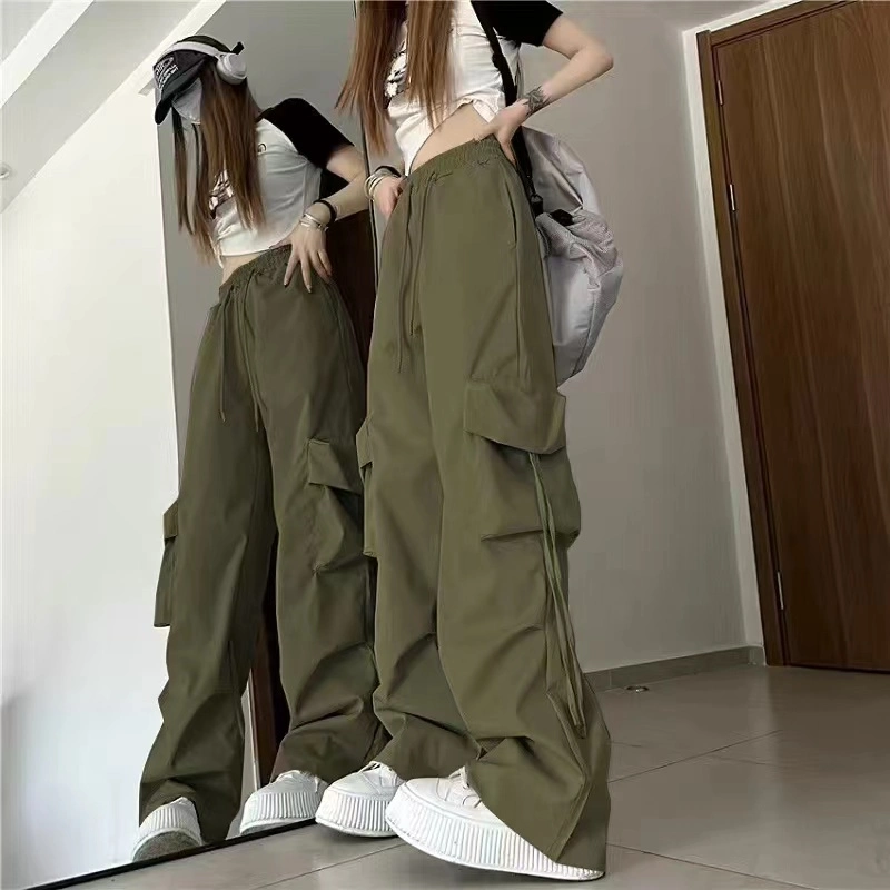 Highly High, High Waist, Straight -Legged Bandage Loose and Leisure