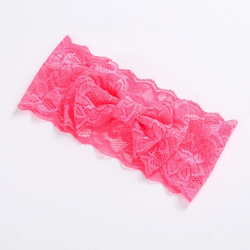 Wholesale Double Lace Bow Baby Headband Simple Fashion Headband for Baby