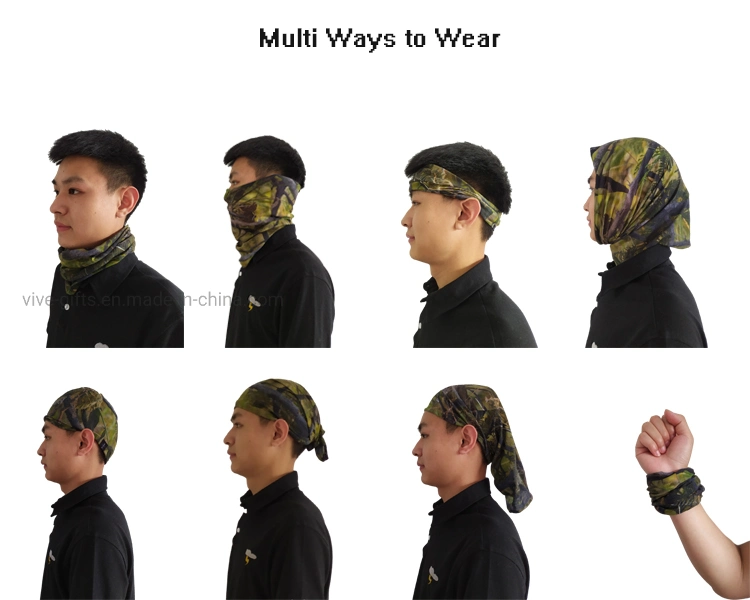 Factory Multi-Wear Magic Neck Tubular Custom Print Bandana Headband