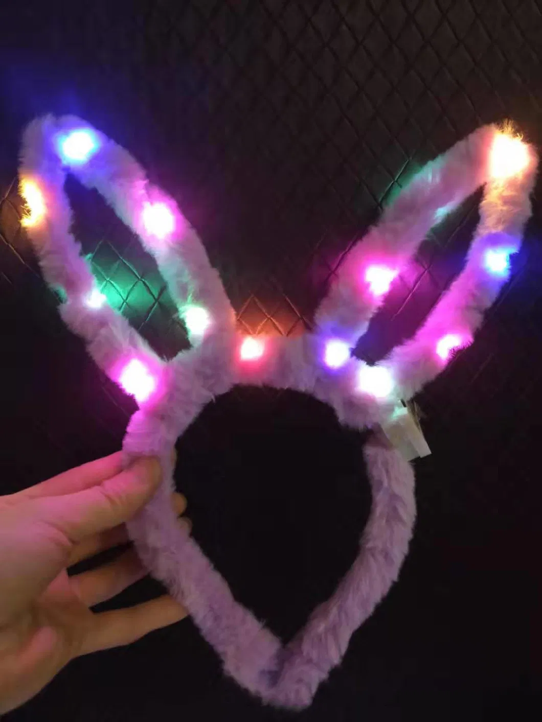 Concert Party Rabbit Ears Headdress Hair Bands Easter Bunny Ears LED Light up Headband