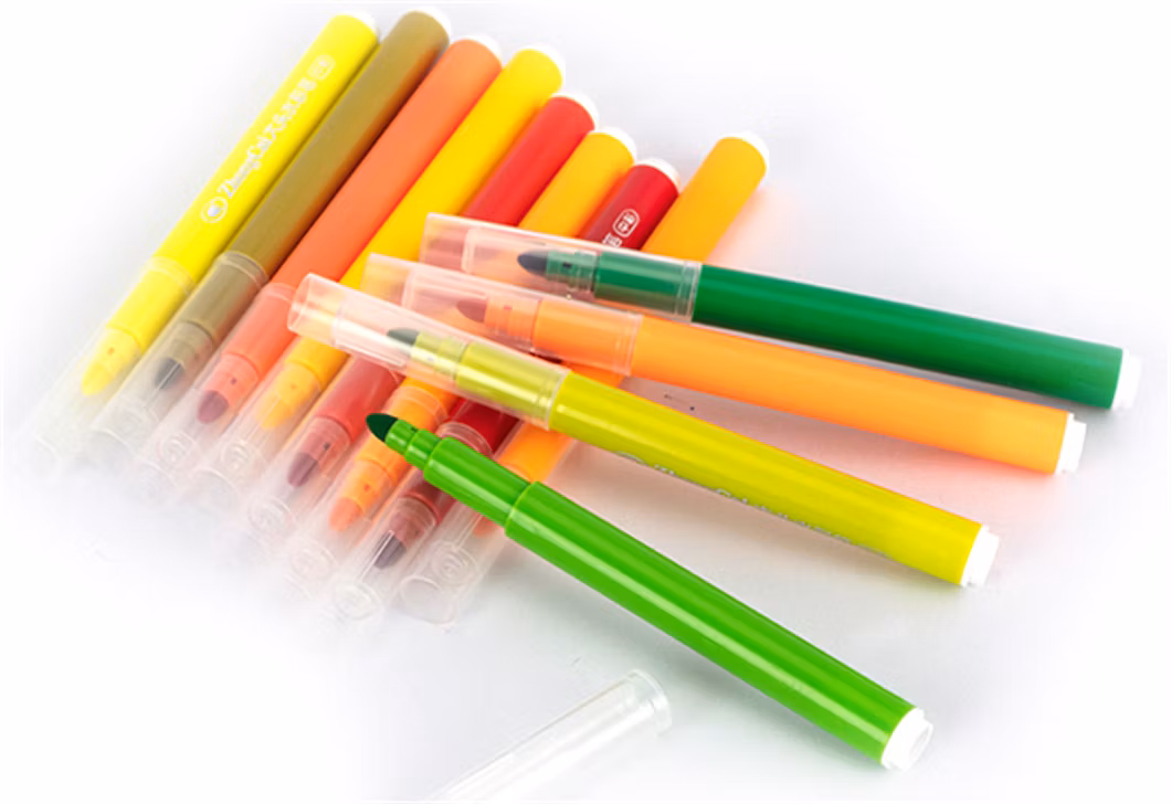 36 Colors Non Toxic Water Based Washable Coloring Marker Pen