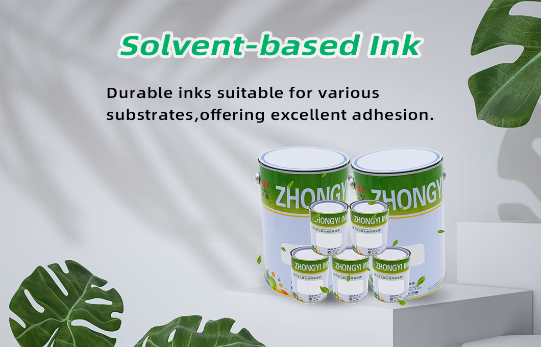 Zhongyi Alcohol-Resistant Sy Series Glossy Screen Printing Ink for ABS, PC, PMMA, PVC and Other Plastic Substrates