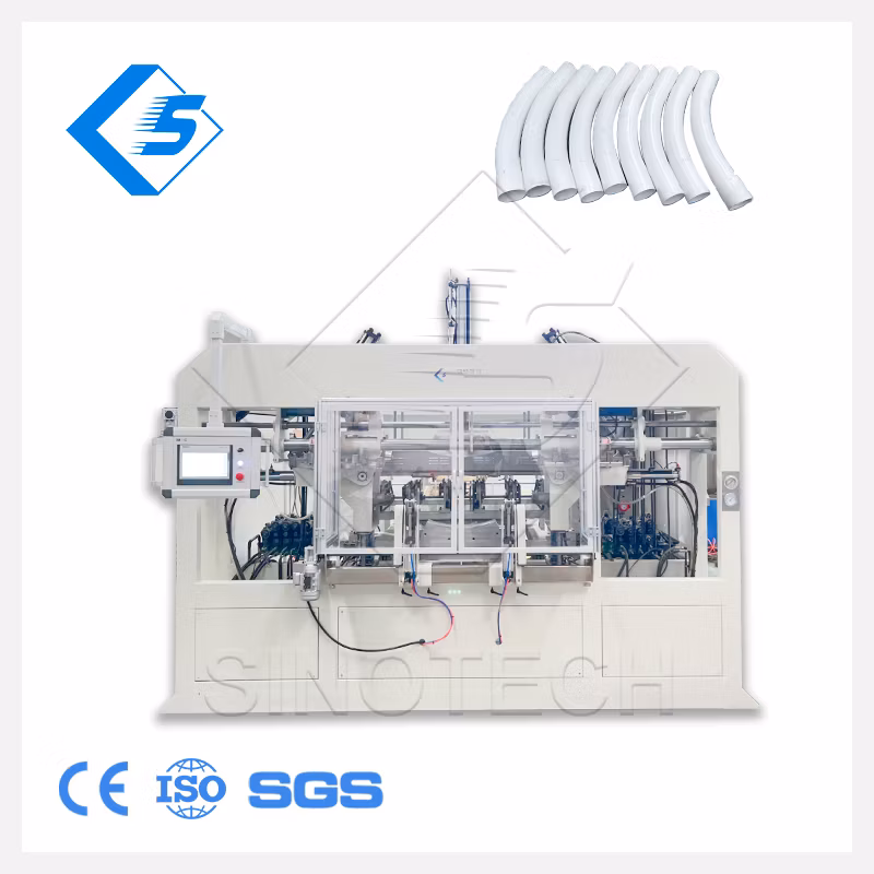 12-15PCS/Hr Semi-Automatic Sinotech Wooden Case with Film Wraping PVC Pipe Bending Machine PVC-Pipe-Bending-Machine