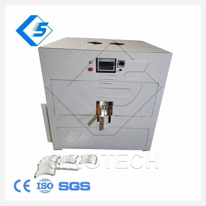 12-15PCS/Hr Semi-Automatic Sinotech Wooden Case with Film Wraping PVC Pipe Bending Machine PVC-Pipe-Bending-Machine