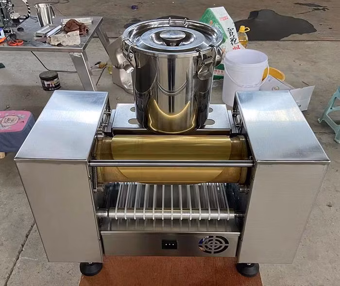 Professional Egg Tart Skin Rolling Thin Pancake Making Thousand Layer Cake Machine