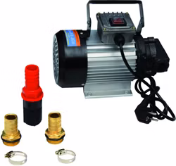 Electro Bomba 12V 24V Surtidor Diesel Gasoil Con Cuenta Litros Y Pistola - Portable Fuel Dispenser