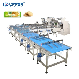 Microcomputer Fully Automatic Horizontal Sorting Disc Pallet Small Cotton/Soft/Hard Candy Packaging Flow Wrapping Machines Parcel Sorting Machine