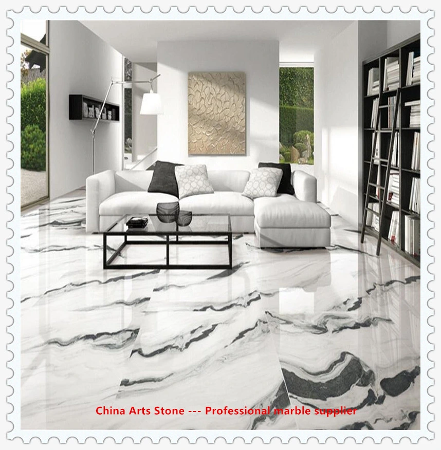 Top Quality Bianco Ariston White Marble Slab for Project Tiles