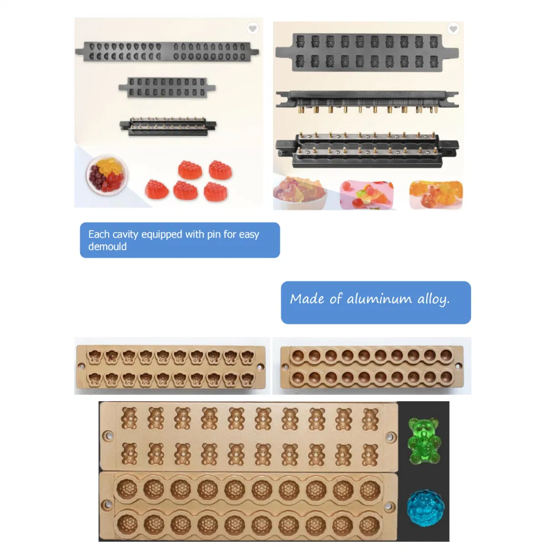 Automatic Jelly Candy Depositing Line Gummy Candy Machine Candy Production Line Manufacturer with CE