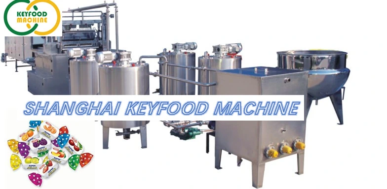 Shanghai Semi-Automatic Small Gummy Jelly Candy Making Machine Lollipop Production Line