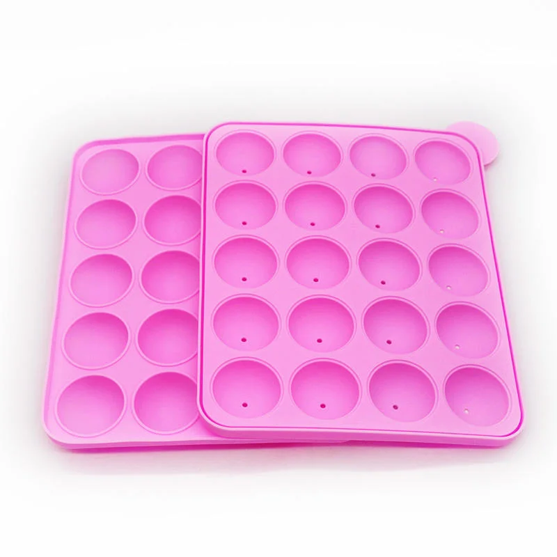 Silicone Cake Lollypop Maker 20 Holes Stand Holder Lollies Mold