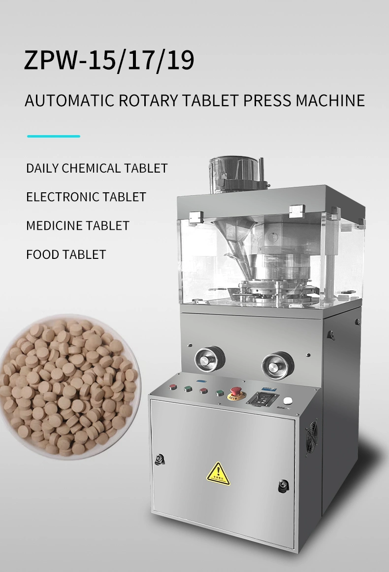 Hanyoo Zpw-17 Candy Tablet Making Machine Pill Tablet Press Machine for Sale Pharmaceutical Production Line