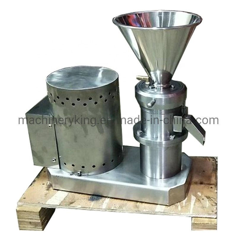 Small Scale Commercial Bean Grinding Cocoa Butter Press Extract Colloid Mill Production Line Price Making Peanut Butter Machine