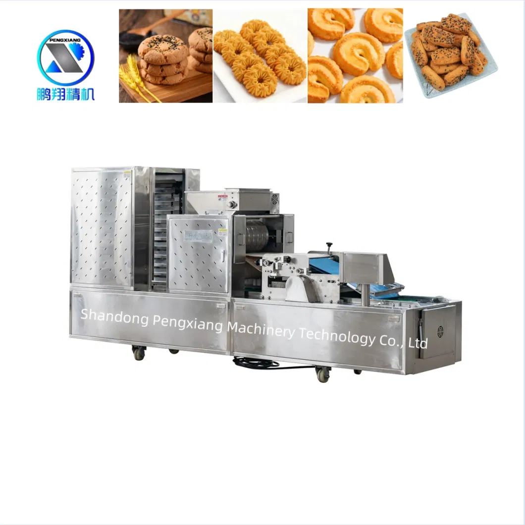 Bakery Equipment Automatic Tray-Feeding Peach Pastry Forming Machine Biscuit Making Machine Cake Making Machine