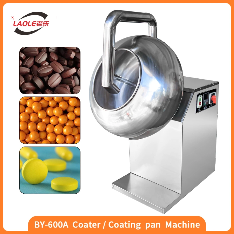 by-600A Newly Arrived Icing Pan Small Chocolate Candy Making Machine Coating Machine