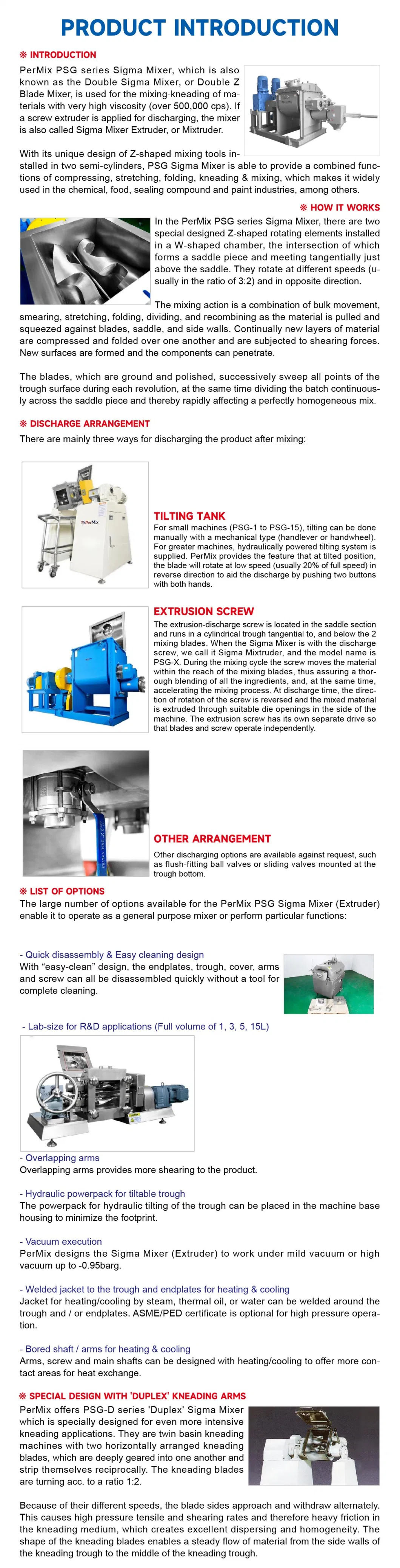 Sigma Kneader Mixer with PLC Control for Rubber, Silicone, Chewing Gum, Ink