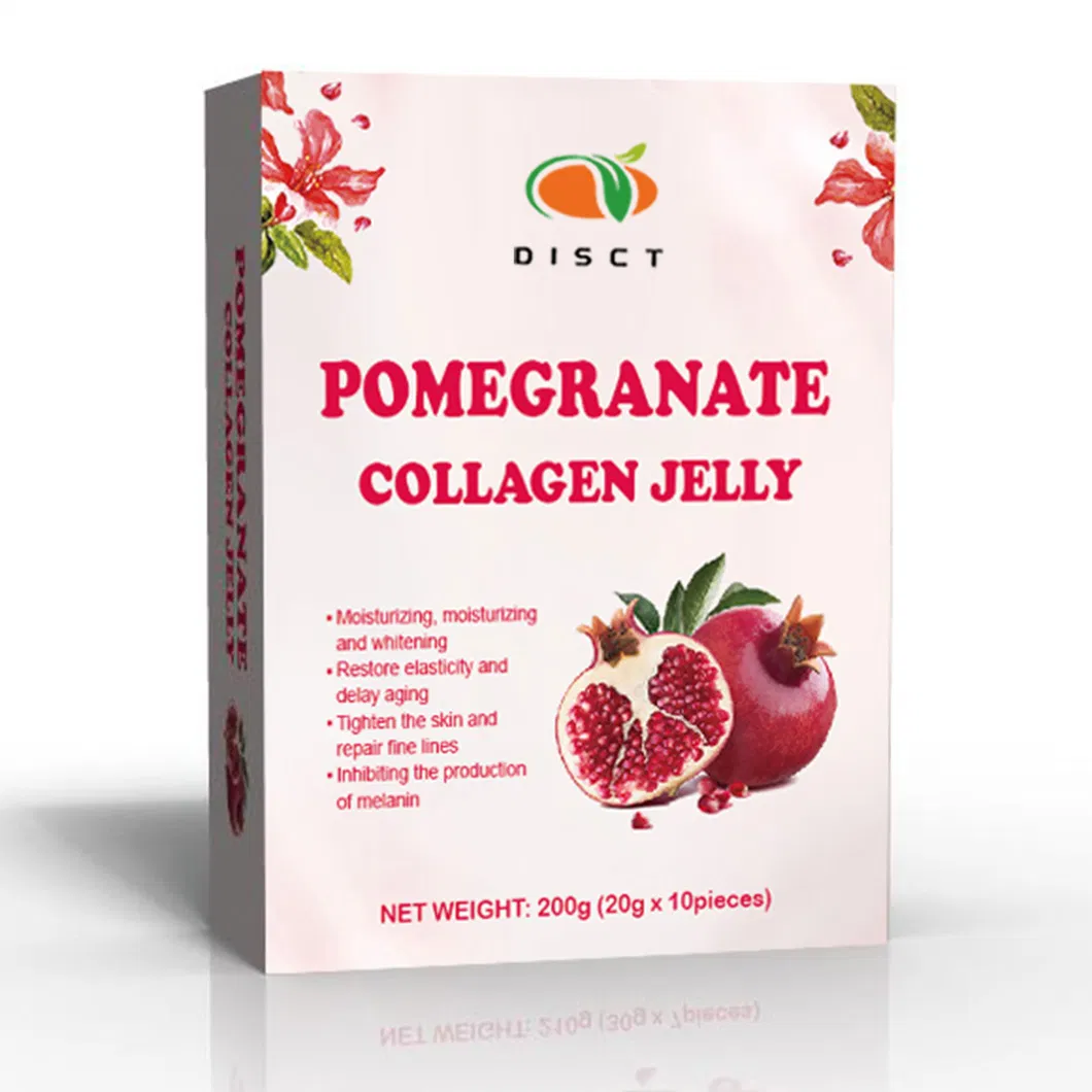 Amazon Hot Skin Whitening Pomegranate Collagen Jelly Stick with Vitamins for Men and Women