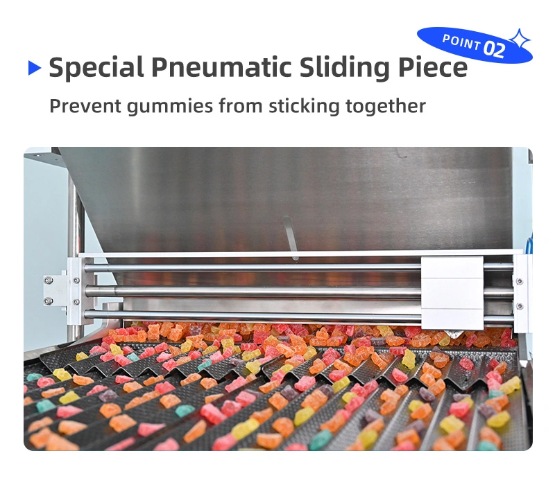 High Speed Fully Automatic Vitamin Pectin Gummy Bear Milk Counter Candy Counting Machine