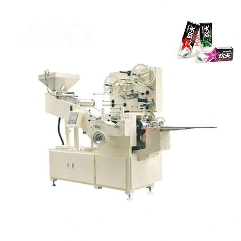 Single Layer Fold Wrapping Machine for Chewing Gum