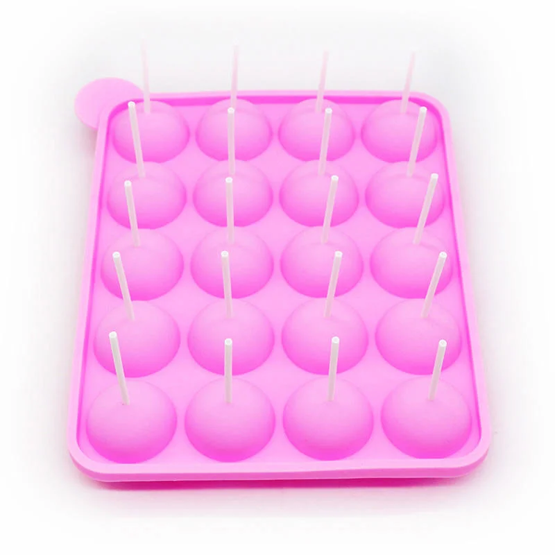 Silicone Cake Lollypop Maker 20 Holes Stand Holder Lollies Mold