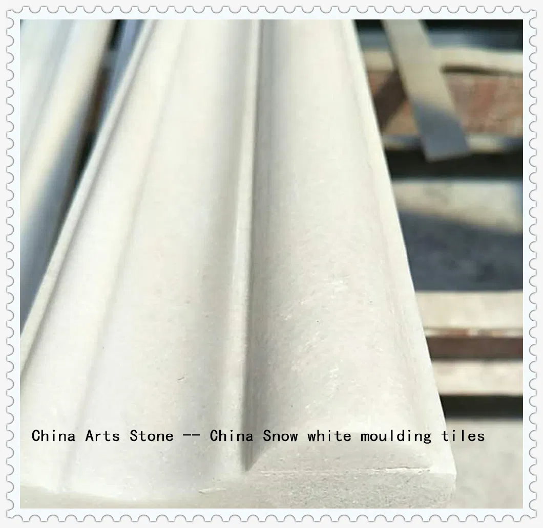 Chinese Pure White Marble Slab for Tiles Products