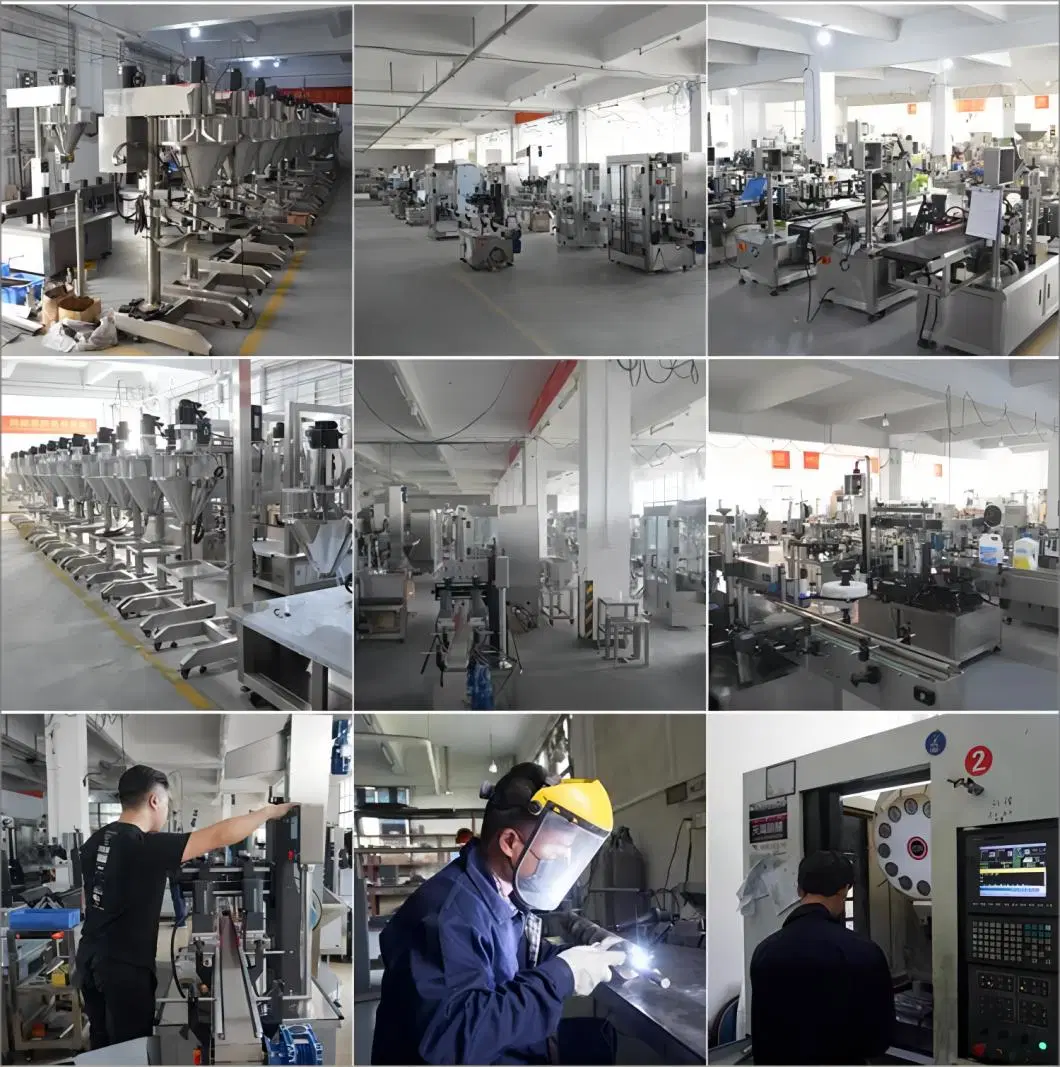 Automatic Plastic Flat Round Bottle Cosmetic Filling Capping Labeling Machine Production Line