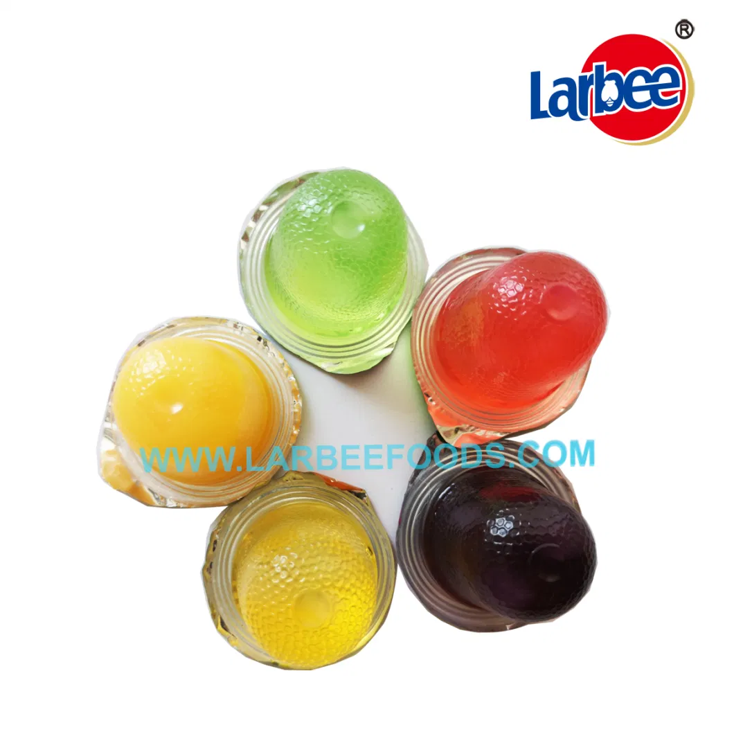 Wholesale Halal Snacks Sweet Fruit Jelly Candy in Bear Jar