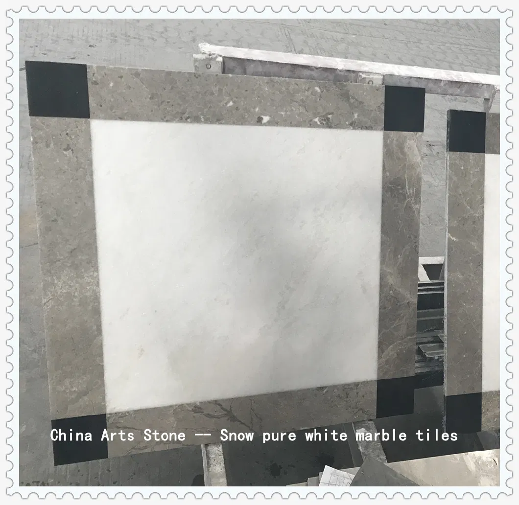 Chinese Pure White Marble Slab for Tiles Products