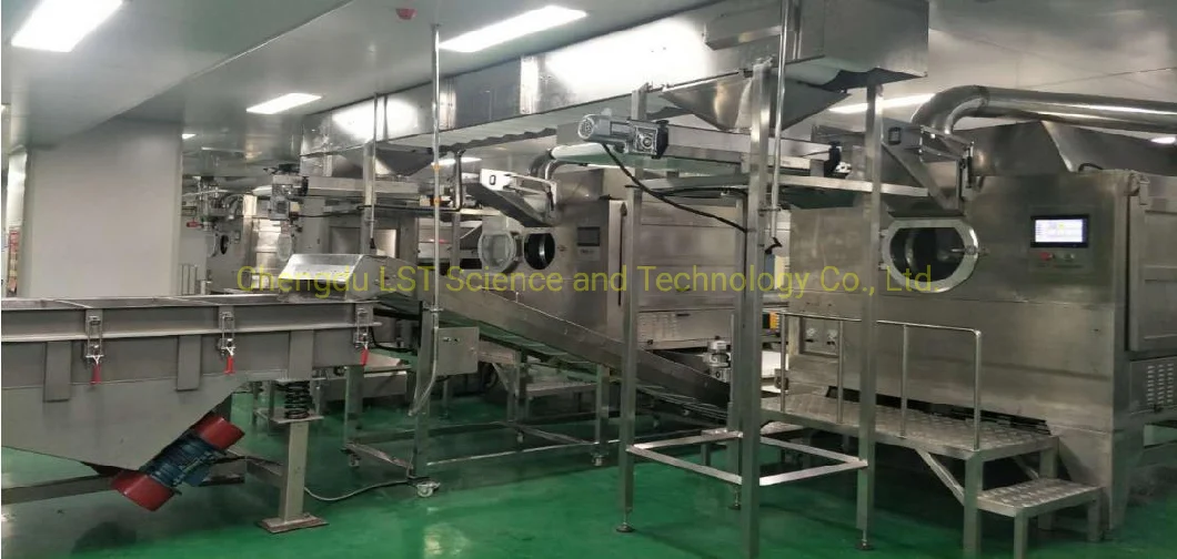 Multi-Functional Chocolate Machine Rotary-Drum Nuts Chocolate Coating Machine