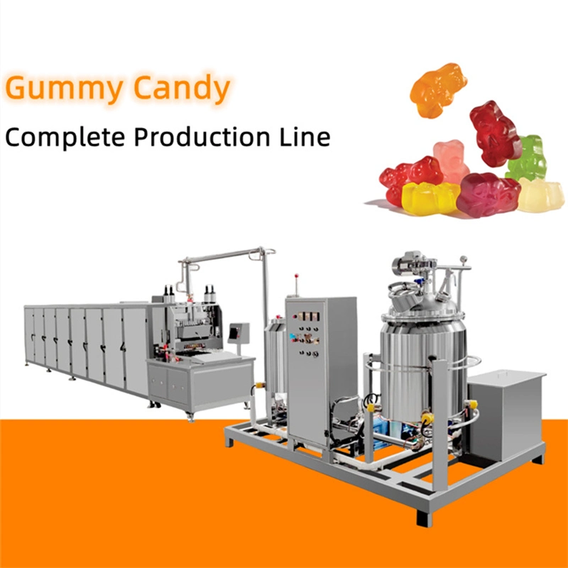 Big Capacity Automatic Vitamin Bear Jelly Candy Making Machine Pectin Gummy Candy Production Line