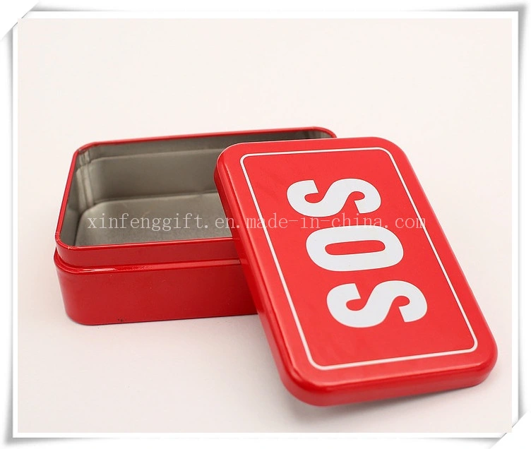 Mini Storage Metal Box Organizer/Tin Box/First Aid Box Storage Box Sos Container Boite De Rangement