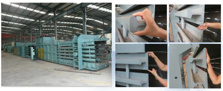 Hydraulic plastic press machine/baler machine for waste paper/pet bottles/cartons with door