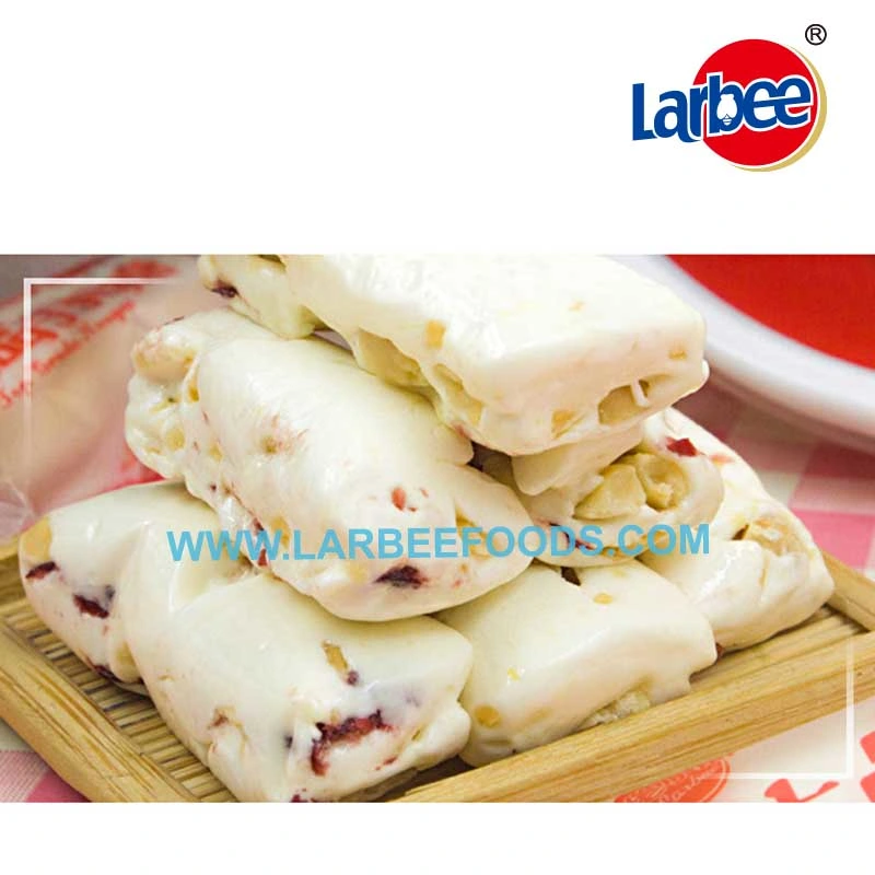 Chewy Peanut Milk Nougat Candy with Halal Certificate