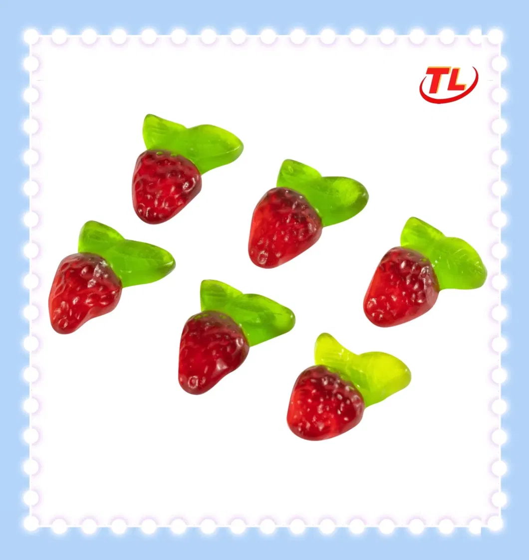 Peach Shape OEM Fruit Juice Filling Gummy Candy From Candy Manufacturer