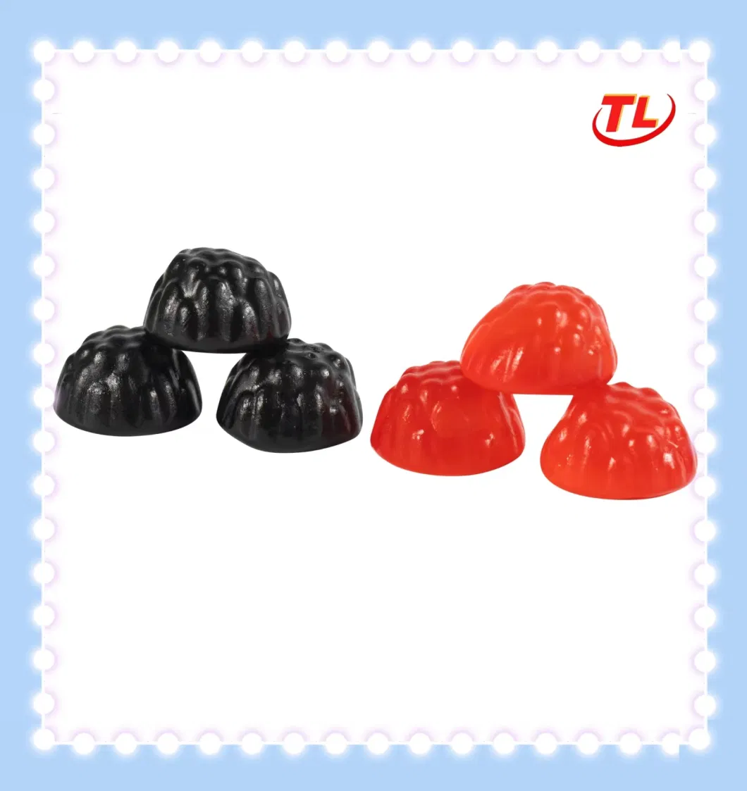 Peach Shape OEM Fruit Juice Filling Gummy Candy From Candy Manufacturer