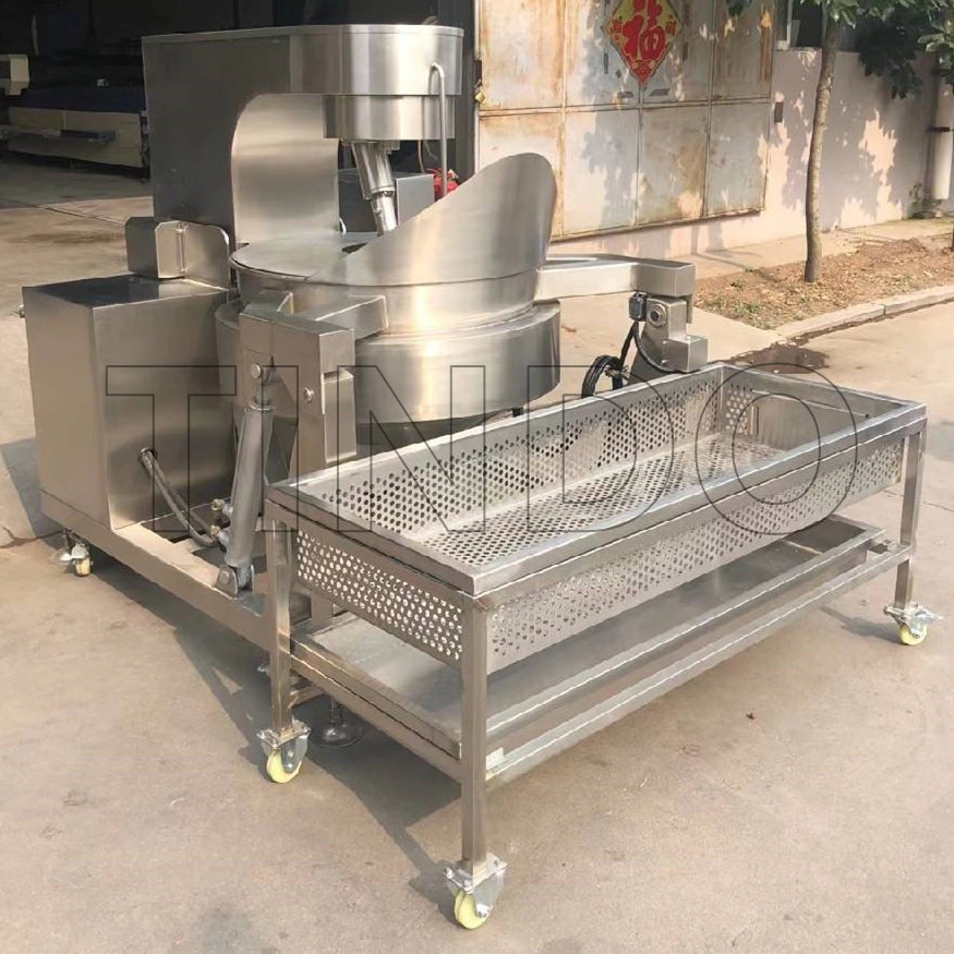 Full Automatic Popcorn Maker Industrial Caramel Mushroom Popcorn Making Machine with CE Certification