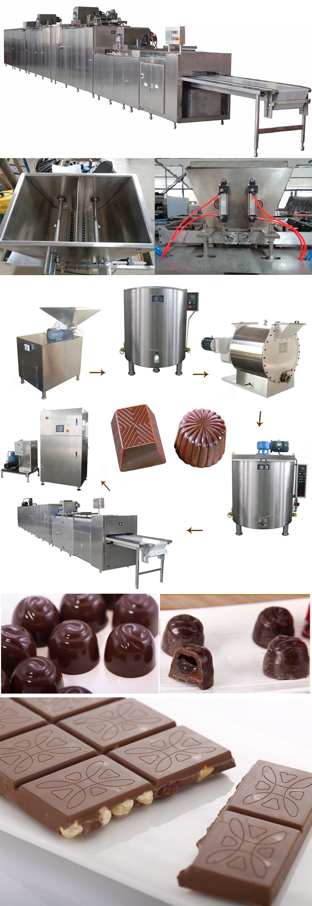 Chocolate Depositor, Chocolate Machine to Make Chocolate with Filling Jelly