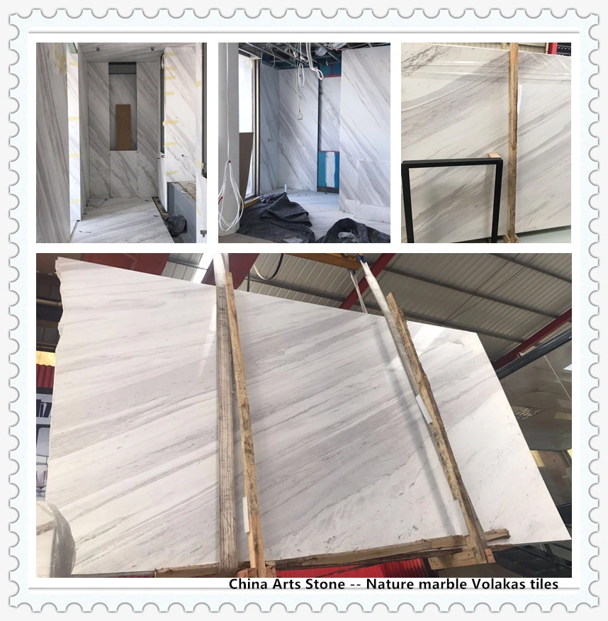 Top Quality Bianco Ariston White Marble Slab for Project Tiles